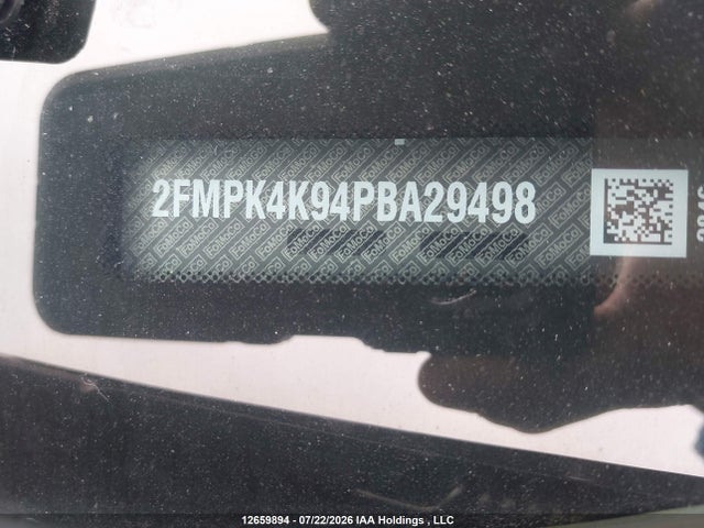 12659894 :رقم المزاد ، 2FMPK4K94PBA29498 vin ، 2023 Ford Edge Titanium مزاد بيع