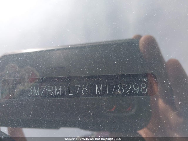 12659915 :رقم المزاد ، 3MZBM1L78FM178298 vin ، 2015 Mazda Mazda3 Gs مزاد بيع