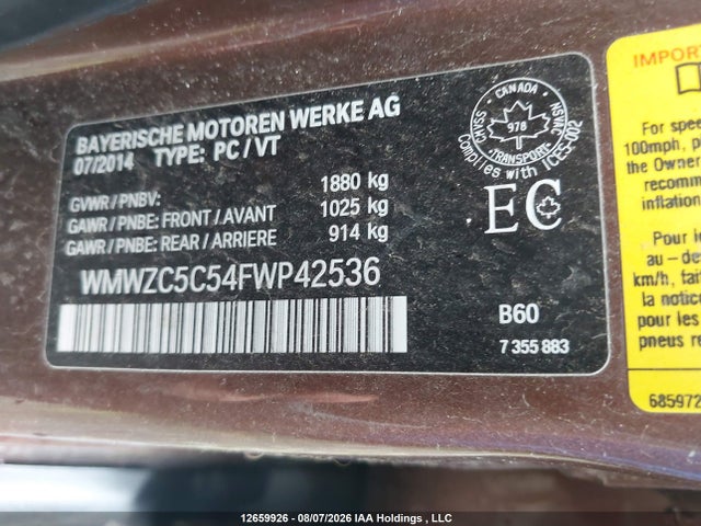Mini Countryman Cooper S 2015 WMWZC5C54FWP42536 Image 9