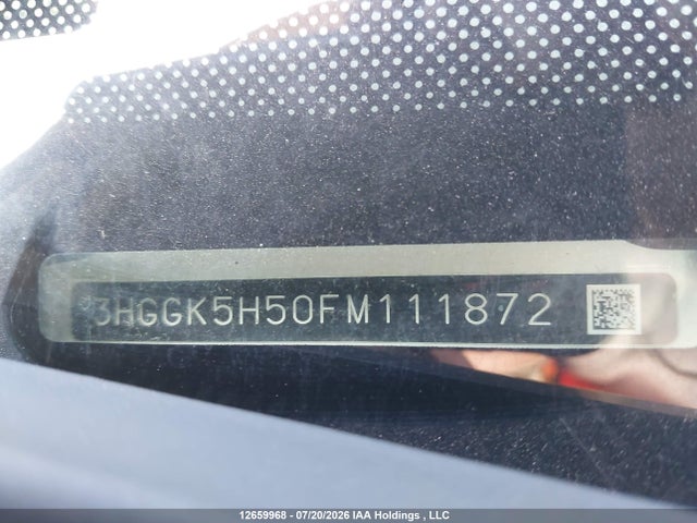3HGGK5H50FM111872 Honda FIT LX