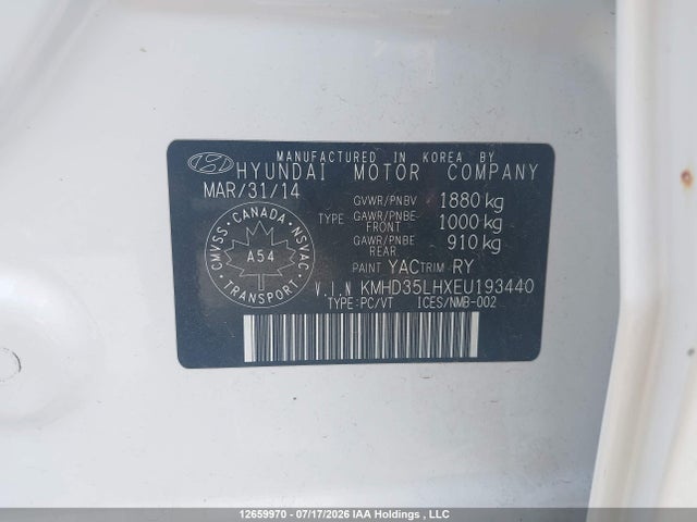 Hyundai ELANTRA GT 2014 KMHD35LHXEU193440 Image 9