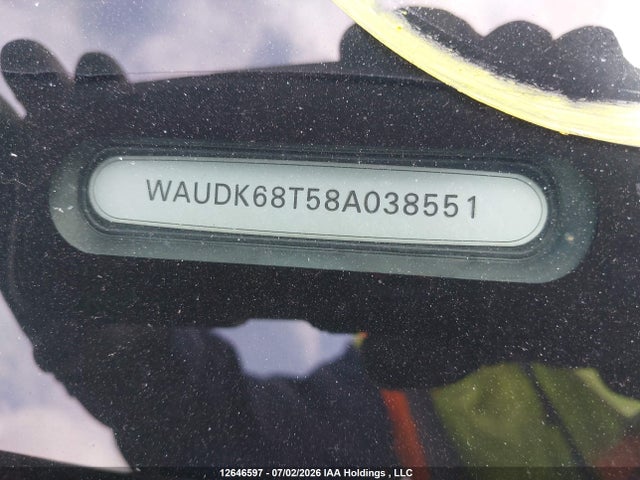 Продаж на аукціоні авто 2008 Audi A5 3.2l, vin: WAUDK68T58A038551, номер лоту: 12646597