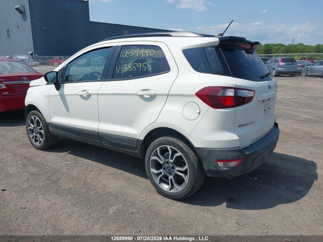 12659990 :رقم المزاد ، MAJ6S3JL0LC385955 vin ، 2020 Ford Ecosport Ses مزاد بيع