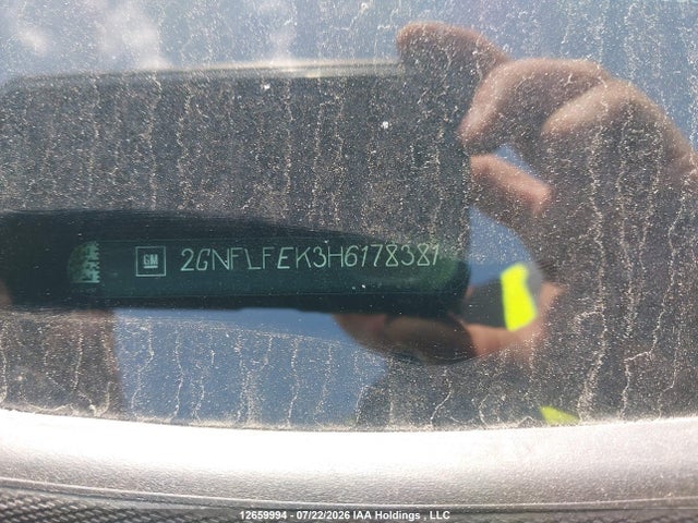 2017 Chevrolet Equinox Lt მანქანა იყიდება აუქციონზე, vin: 2GNFLFEK3H6178381, აუქციონის ნომერი: 12659994