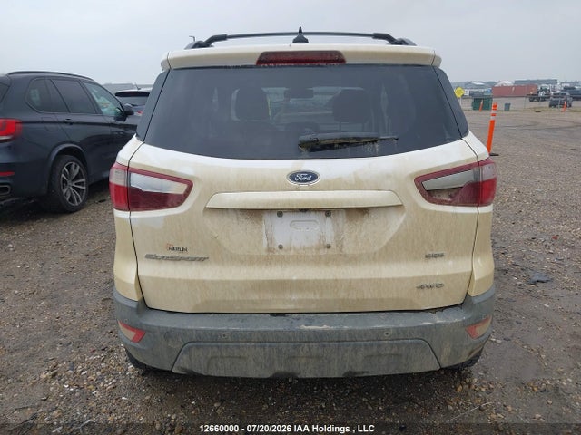 12660000 :رقم المزاد ، MAJ6P1CL3JC221678 vin ، 2018 Ford Ecosport Ses مزاد بيع