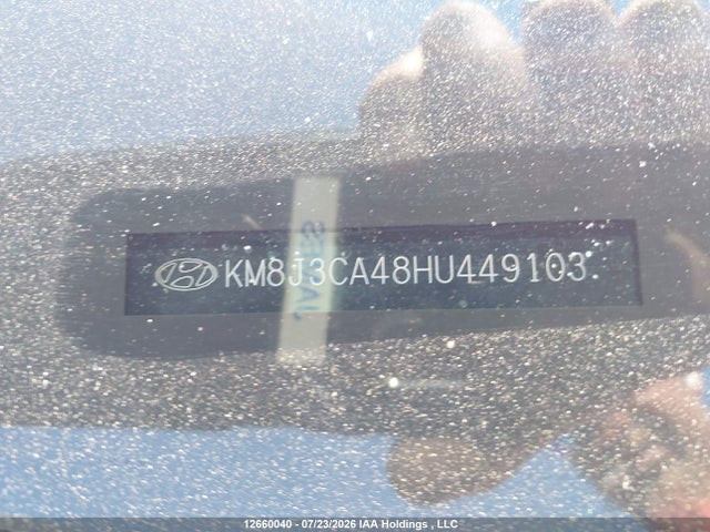 Продажа на аукционе авто 2017 Hyundai Tucson Limited/sport And Eco/se, vin: KM8J3CA48HU449103, номер лота: 12660040
