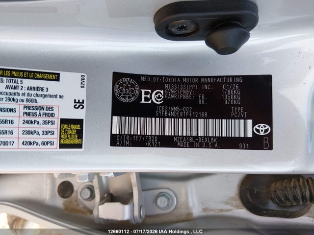 Toyota COROLLA LE 2026 5YFB4MDE8TP412168 Image 17