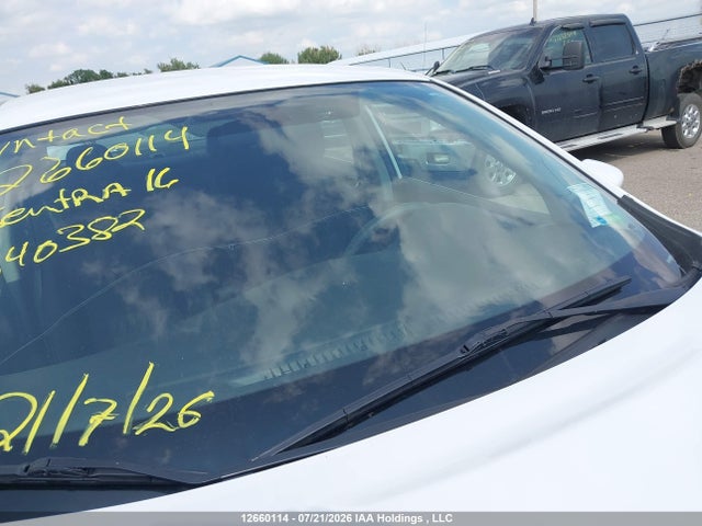 12660114 :رقم المزاد ، 3N1AB7AP1GL640382 vin ، 2016 Nissan Sentra S/sv/sr/sl مزاد بيع