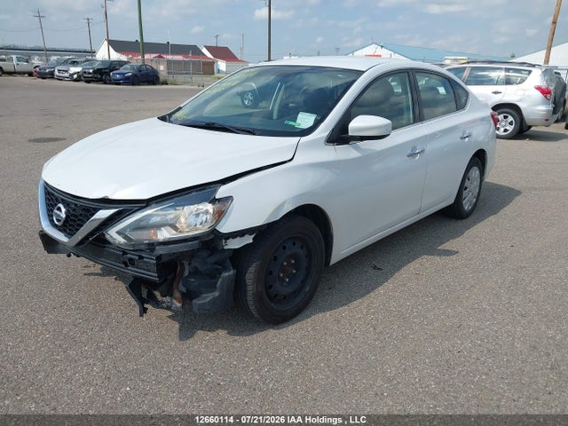 12660114 :رقم المزاد ، 3N1AB7AP1GL640382 vin ، 2016 Nissan Sentra S/sv/sr/sl مزاد بيع