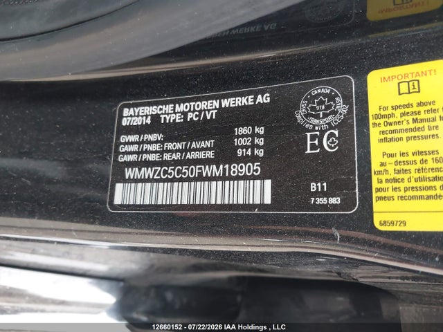 Mini Cooper S Countryman 2015 WMWZC5C50FWM18905 Image 9