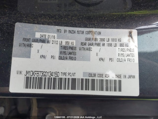 Mazda Cx-3 Sport 2016 JM1DKFB73G0134150 Image 9