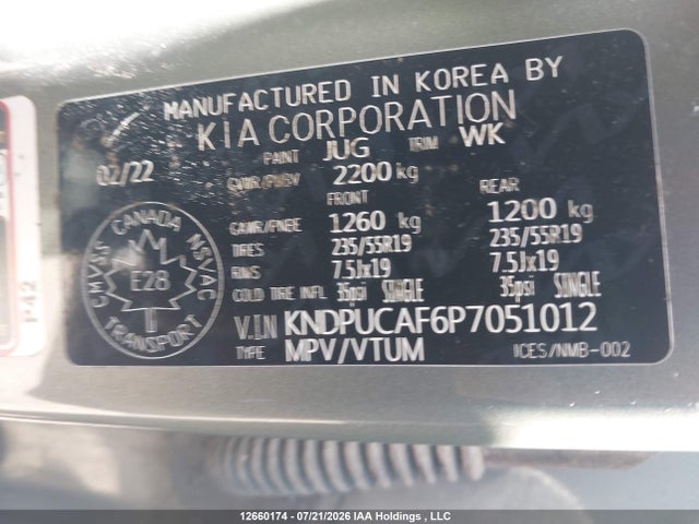 Продаж на аукціоні авто 2023 Kia Sportage Lx/x-line, vin: KNDPUCAF6P7051012, номер лоту: 12660174