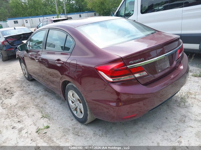 2015 Honda Civic Lx მანქანა იყიდება აუქციონზე, vin: 2HGFB2F49FH035863, აუქციონის ნომერი: 12660180