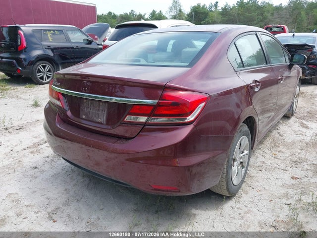 2015 Honda Civic Lx მანქანა იყიდება აუქციონზე, vin: 2HGFB2F49FH035863, აუქციონის ნომერი: 12660180