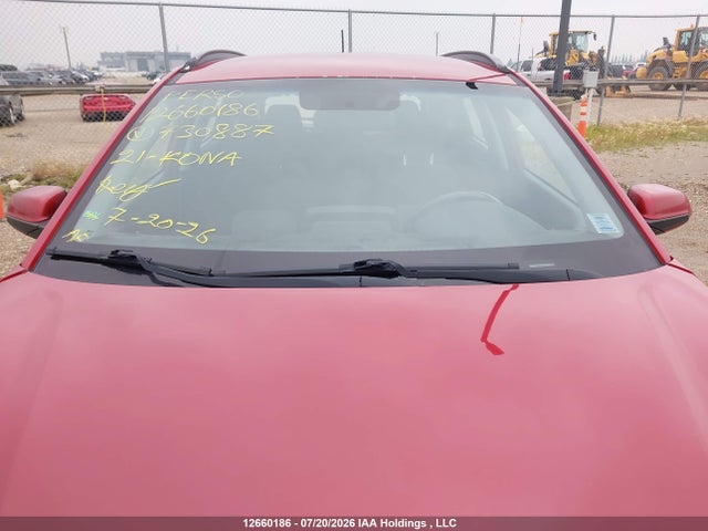 Aukcja sprzedaży 2021 Hyundai Kona Sel, vin: KM8K2CAA6MU730887, numer aukcji: 12660186