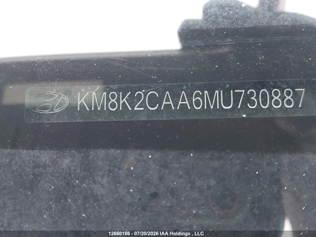 Aukcja sprzedaży 2021 Hyundai Kona Sel, vin: KM8K2CAA6MU730887, numer aukcji: 12660186