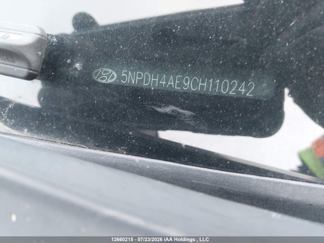 Aukcja sprzedaży 2012 Hyundai Elantra Gl, vin: 5NPDH4AE9CH110242, numer aukcji: 12660215
