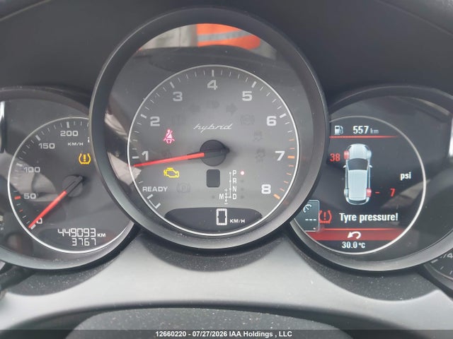 12660220 :رقم المزاد ، WP1AE2A23BLA93081 vin ، 2011 Porsche Cayenne S Hybrid مزاد بيع