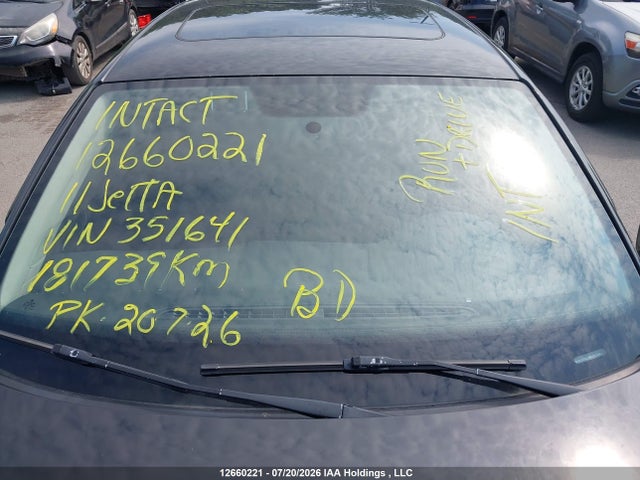 Продажа на аукционе авто 2011 Volkswagen Jetta 2.5l Highline, vin: 3VWLX7AJ7BM351641, номер лота: 12660221