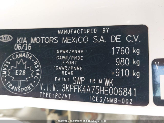 KIA FORTE LX 2017 3KPFK4A75HE006841 Image 19