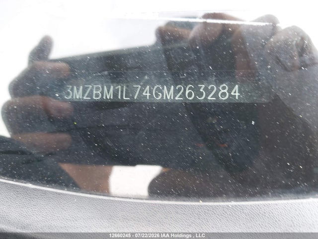 12660245 :رقم المزاد ، 3MZBM1L74GM263284 vin ، 2016 Mazda Mazda3 Gs مزاد بيع