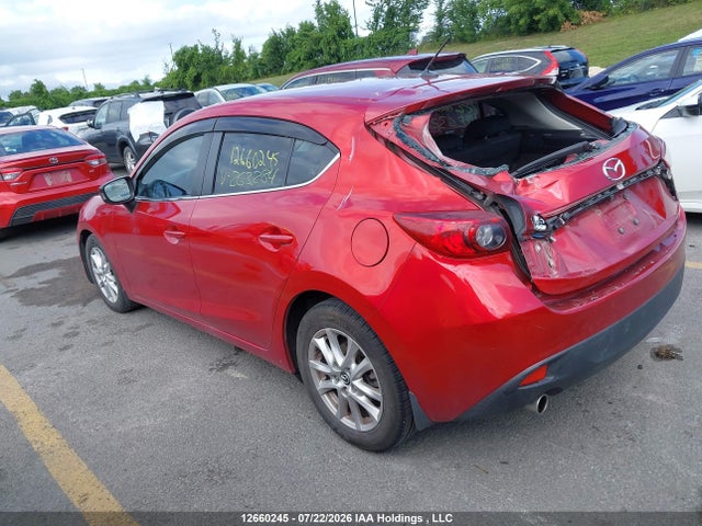 12660245 :رقم المزاد ، 3MZBM1L74GM263284 vin ، 2016 Mazda Mazda3 Gs مزاد بيع
