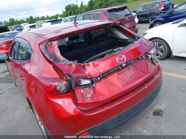12660245 :رقم المزاد ، 3MZBM1L74GM263284 vin ، 2016 Mazda Mazda3 Gs مزاد بيع