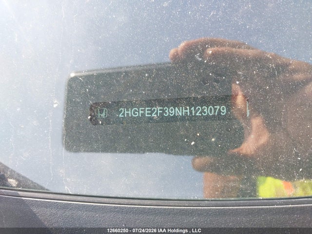 Honda Civic 2022 2HGFE2F39NH123079 Image 19