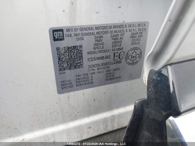 Chevrolet EQUINOX LT 2025 3GN7DLRR0SS143989 Image 18