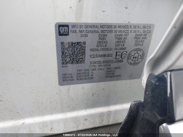 Chevrolet EQUINOX LT 2025 3GN7DLRR0SS143989 Image 9