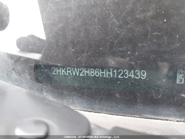 Продаж на аукціоні авто 2017 Honda Cr-v Exl, vin: 2HKRW2H86HH123439, номер лоту: 12660336