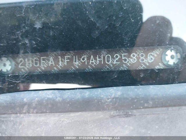 Продаж на аукціоні авто 2010 Honda Civic Dx-g, vin: 2HGFA1F49AH025386, номер лоту: 12660351