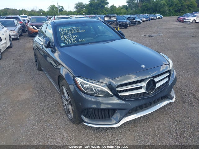 12660360 :رقم المزاد ، 55SWF4KB9FU054999 vin ، 2015 Mercedes-benz C 300 4matic مزاد بيع