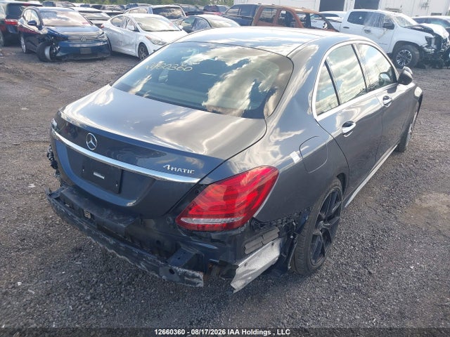 12660360 :رقم المزاد ، 55SWF4KB9FU054999 vin ، 2015 Mercedes-benz C 300 4matic مزاد بيع