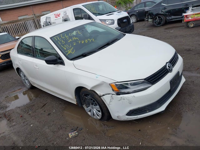 2013 Volkswagen Jetta 2.0l Trendline/2.0l Trendline+ მანქანა იყიდება აუქციონზე, vin: 3VW2K7AJXDM278892, აუქციონის ნომერი: 12660412