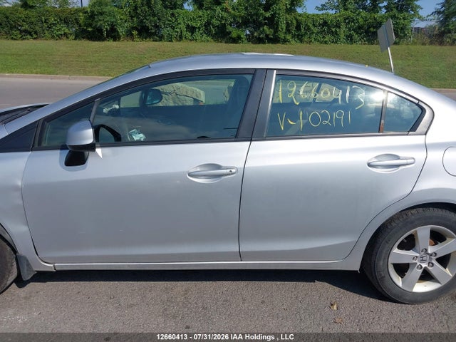 Auction sale of the 2013 Honda Civic Lx, vin: 2HGFB2F48DH102191, lot number: 12660413