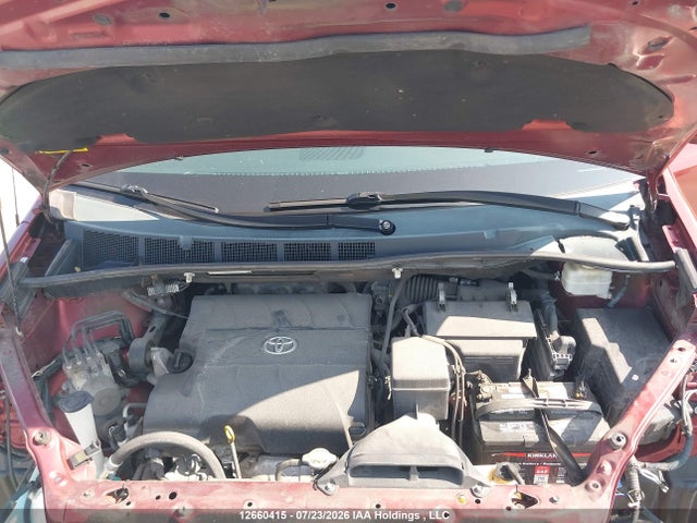 2012 Toyota Sienna Le 8 Passenger მანქანა იყიდება აუქციონზე, vin: 5TDKK3DC0CS245116, აუქციონის ნომერი: 12660415