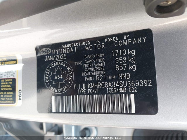 Hyundai Venue Sel/limited 2025 KMHRC8A34SU369392 Image 19