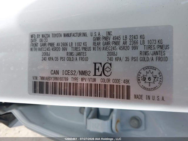 Mazda CX-50 2024 7MMVABDY3RN160789 Image 9