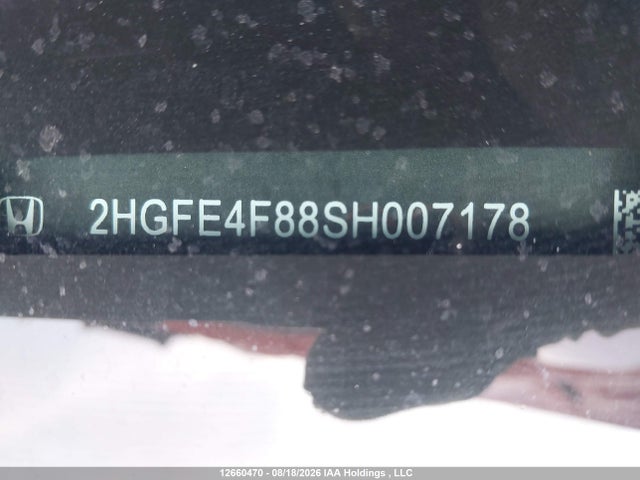 Honda Civic 2025 2HGFE4F88SH007178 Image 17