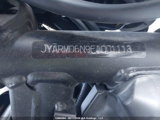 12660484 :رقم المزاد ، JYARM06N9FA001113 vin ، 2015 Yamaha Fz07 مزاد بيع