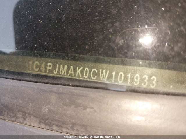 2012 Jeep Liberty Sport მანქანა იყიდება აუქციონზე, vin: 1C4PJMAK0CW101933, აუქციონის ნომერი: 12660511