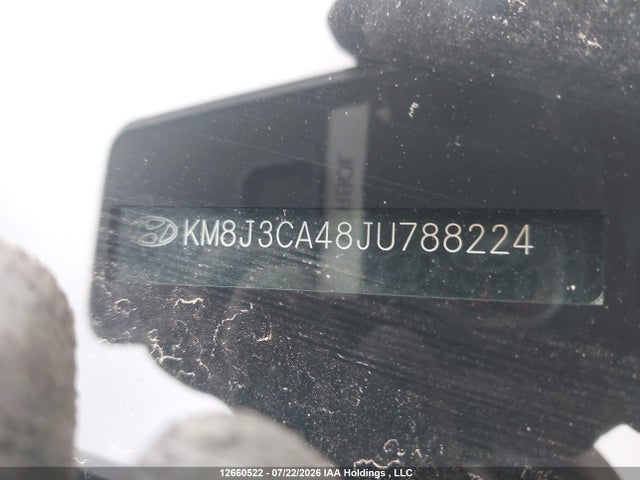 Продаж на аукціоні авто 2018 Hyundai Tucson Limited/sport And Eco/se, vin: KM8J3CA48JU788224, номер лоту: 12660522