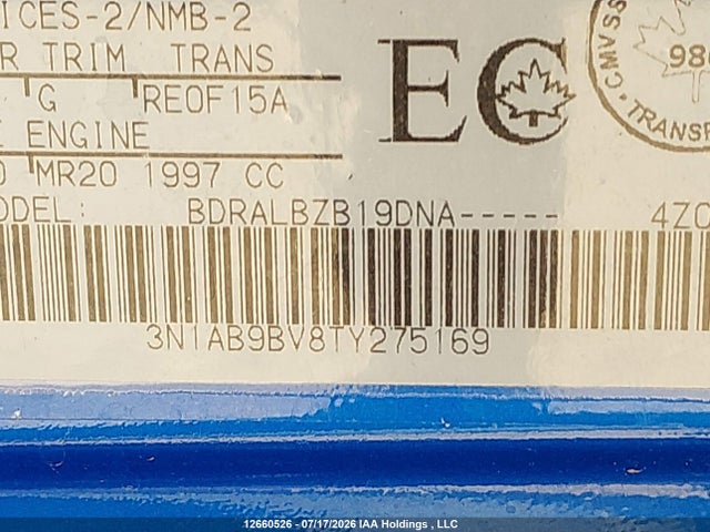 Nissan SENTRA S 2026 3N1AB9BV8TY275169 Image 17