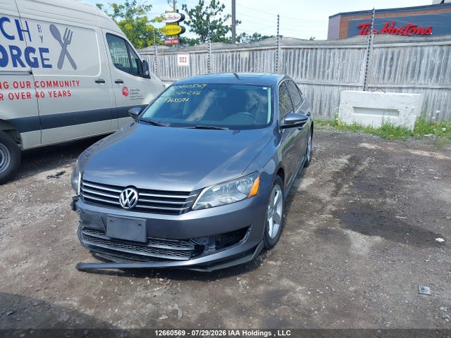 2012 Volkswagen Passat 2.5l Comfortline მანქანა იყიდება აუქციონზე, vin: 1VWBH7A31CC040266, აუქციონის ნომერი: 12660569