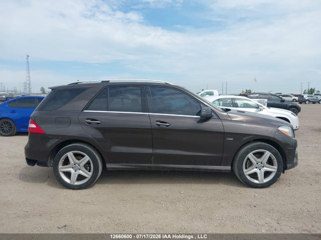 Aukcja sprzedaży 2012 Mercedes-benz Ml 350 Bluetec 4matic, vin: 4JGDA2EB1CA086322, numer aukcji: 12660600