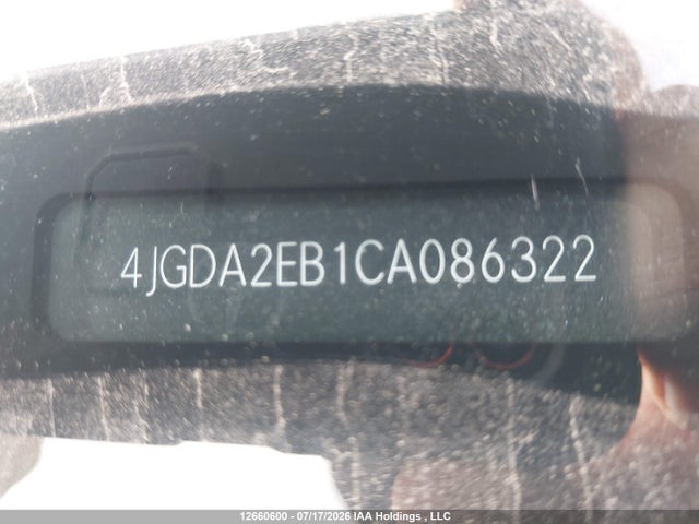 Aukcja sprzedaży 2012 Mercedes-benz Ml 350 Bluetec 4matic, vin: 4JGDA2EB1CA086322, numer aukcji: 12660600