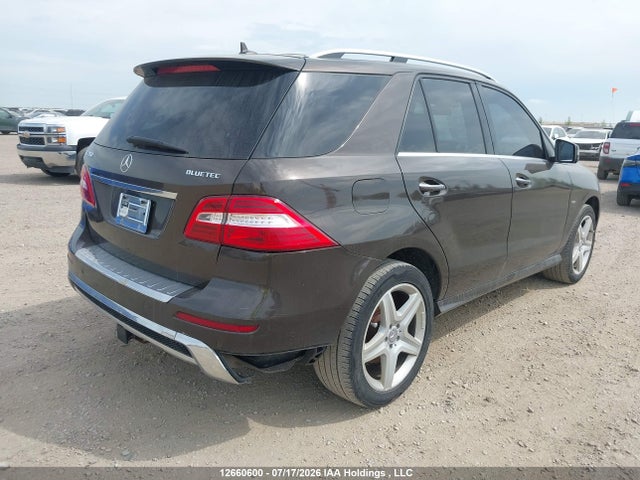 Aukcja sprzedaży 2012 Mercedes-benz Ml 350 Bluetec 4matic, vin: 4JGDA2EB1CA086322, numer aukcji: 12660600
