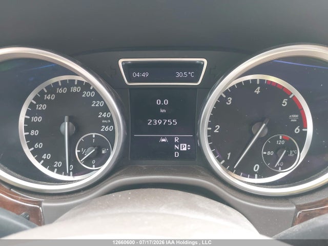 Aukcja sprzedaży 2012 Mercedes-benz Ml 350 Bluetec 4matic, vin: 4JGDA2EB1CA086322, numer aukcji: 12660600