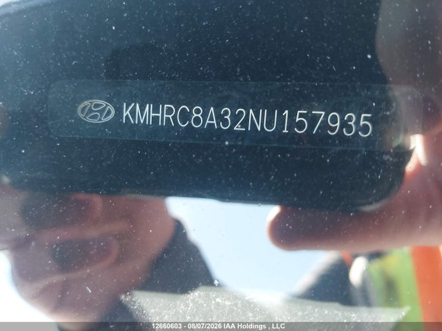 Aukcja sprzedaży 2022 Hyundai Venue Sel/limited, vin: KMHRC8A32NU157935, numer aukcji: 12660603